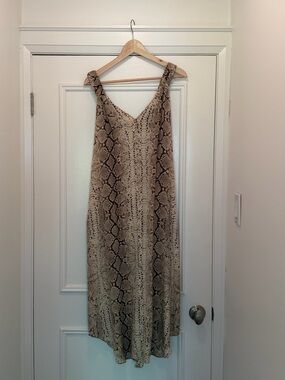 Smythe python -Print midi dress